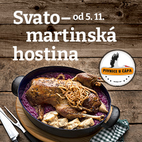 Svatomartinská hostina v Pivnici U Čápa