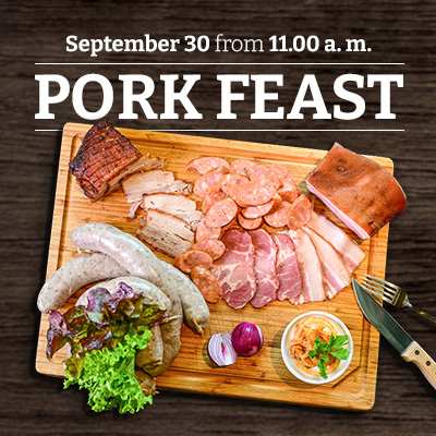 Traditional pork feast