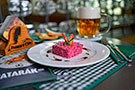 Beetroot tartare - Tartare Fest in Pivnice U Čápa