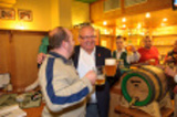 Celebration of the first Pilsner Urquell brew in Pivnice U Čápa, 2014